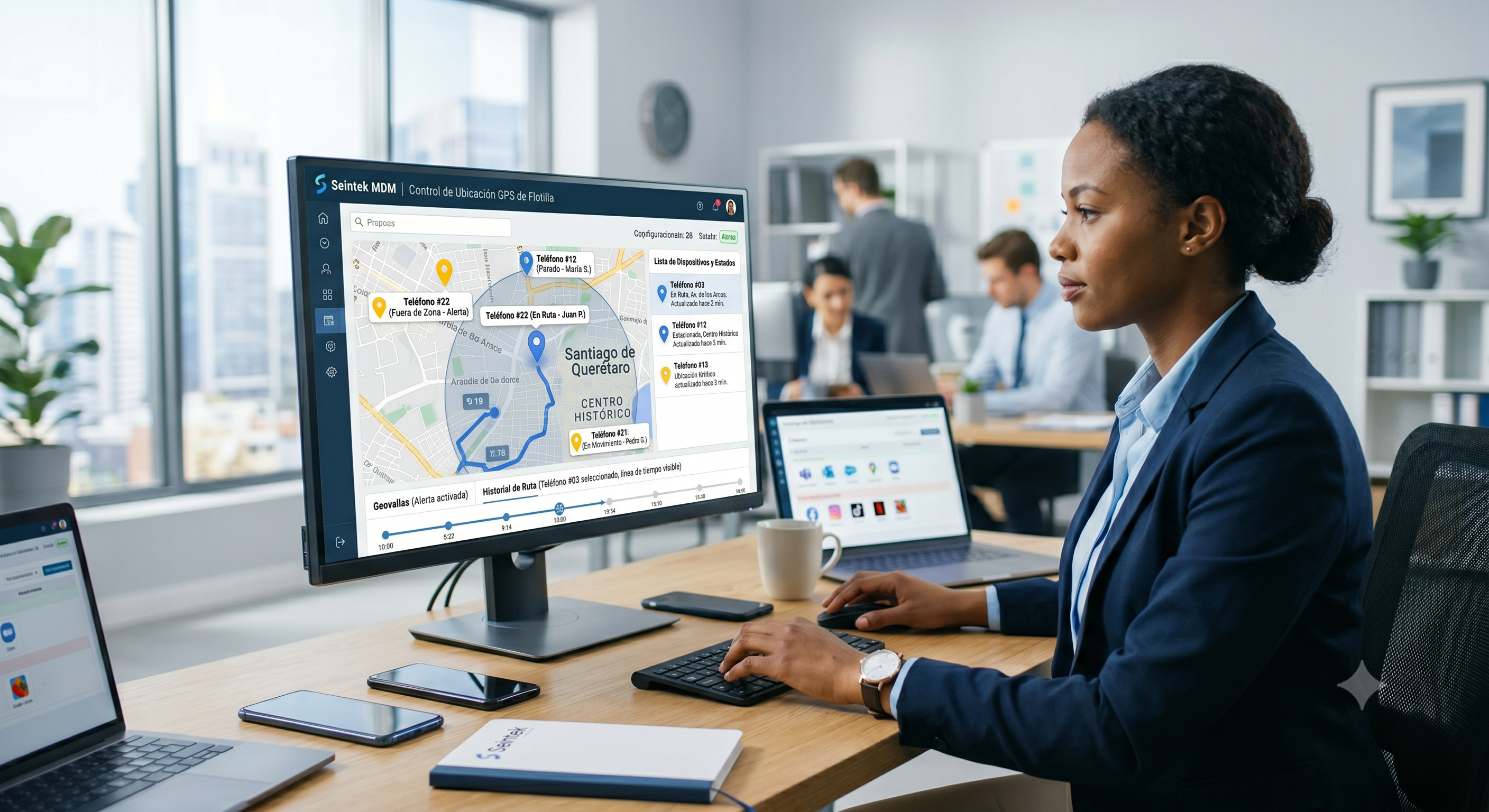 Monitoreo GPS en tiempo real e Historial de Rutas de Dispositivos